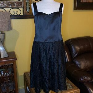 Craig Signer Silk Taffeta & Beaded Dress